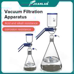 vacuum filter apparatus lab equipment, boro glass sand core membrane filtration system for liquid & solvent separation