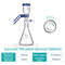 Vacuum Filter Apparatus Lab Equipment, Boro Glass Sand Core Membrane Filtration System for Liquid & Solvent Separation