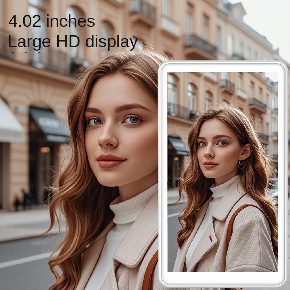 Wireless Mobile Selfie & Screen Mirroring Device, Magnetic Rear Camera for Live Streaming, Vlogging, & Real-Time Sharing