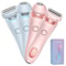 Electric Razor for Women Waterproof Bikini Trimmer & Facial Hair Shaver, Hair Removal for Body, Legs, Underarms