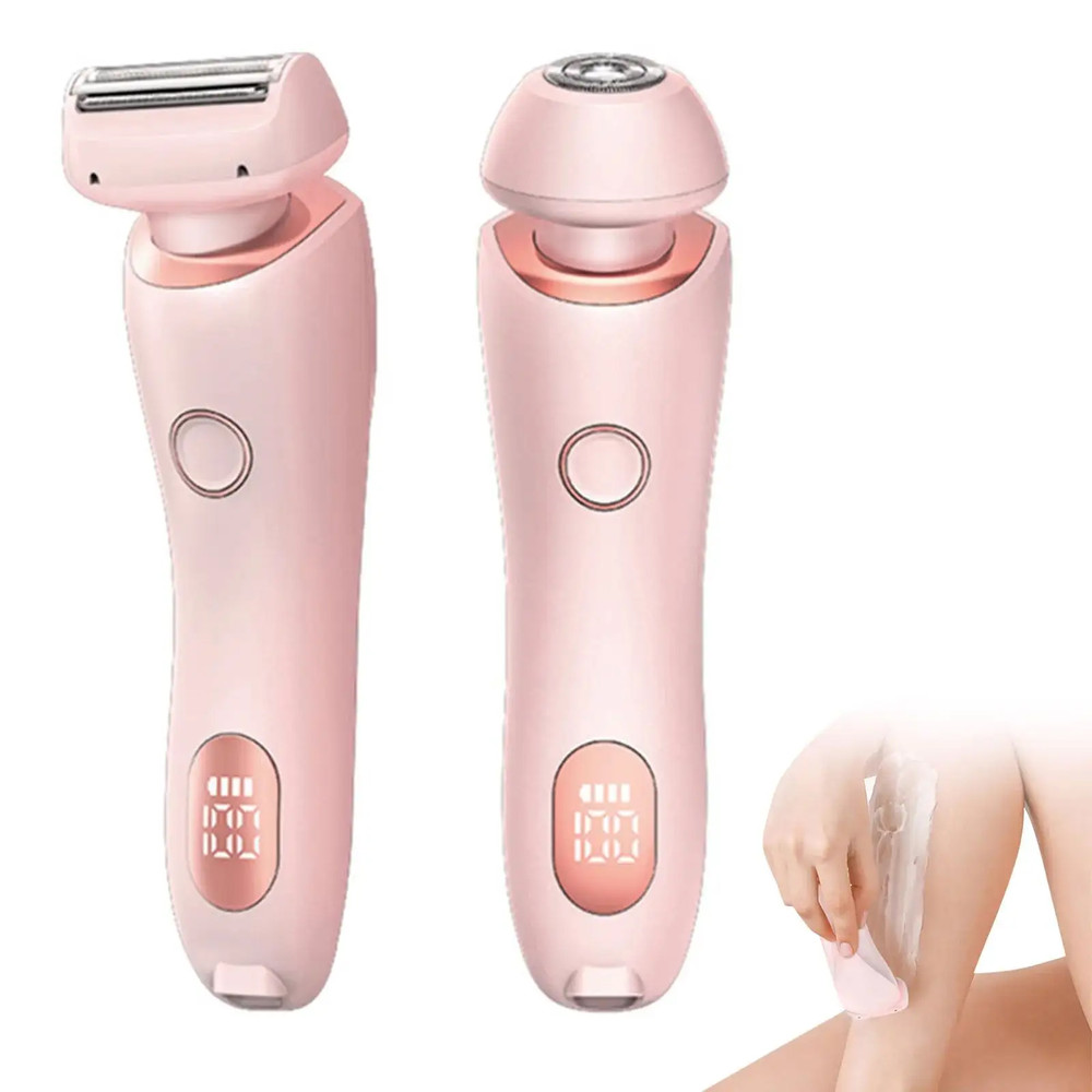 Electric Razor for Women Waterproof Bikini Trimmer & Facial Hair Shaver, Hair Removal for Body, Legs, Underarms
