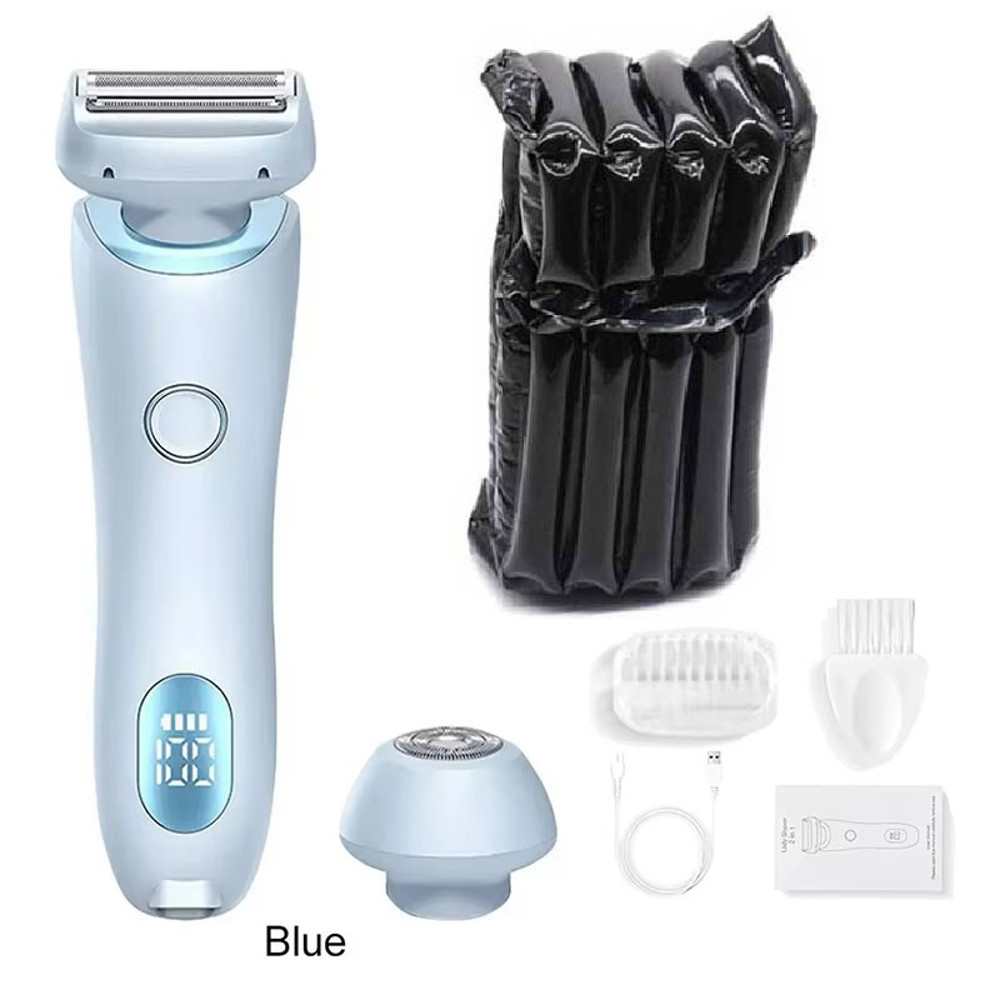 Electric Razor for Women Waterproof Bikini Trimmer & Facial Hair Shaver, Hair Removal for Body, Legs, Underarms