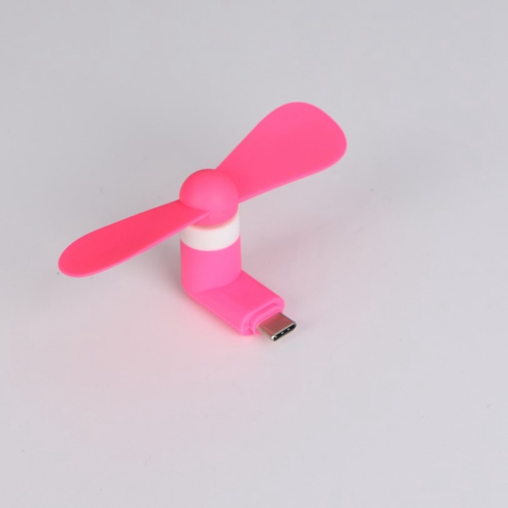TypeC Creative Mini Portable Mobile Phone Fan Micro USB Cooling Fan Gadget For Charging Treasure Po 10