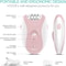 Rechargeable Women Epilator Hair Removal Device for Face, Arms, Bikini Line, Underarms, Legs, Electric Hair Remover