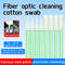 Fiber Optic Swabs 100PCS for LC/SC/FC/ST Connectors, FTTH Cleaning Sticks Rod Tool Kit