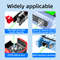 Fiber Optic Swabs 100PCS for LC/SC/FC/ST Connectors, FTTH Cleaning Sticks Rod Tool Kit