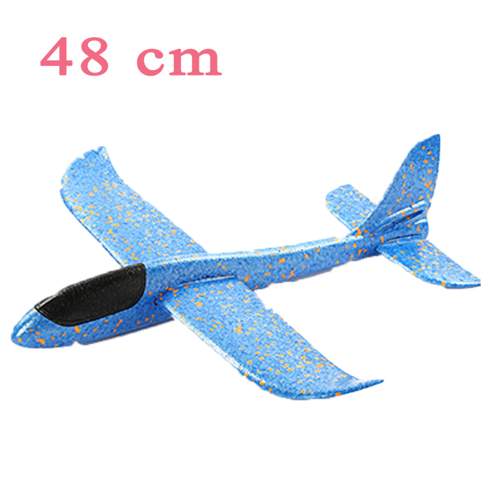EVA Foam Hand Throw Glider Airplane Large Aircraft Model Toy For Kids DIY Flight Roundabout Airplan 9