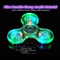 LED Crystal Fidget Spinner Hand Top Toy, Luminous Glow in Dark EDC Gyroscope for Kids Adults, Stress Relief Spinner