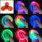 LED Crystal Fidget Spinner Hand Top Toy, Luminous Glow in Dark EDC Gyroscope for Kids Adults, Stress Relief Spinner
