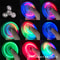 LED Crystal Fidget Spinner Hand Top Toy, Luminous Glow in Dark EDC Gyroscope for Kids Adults, Stress Relief Spinner