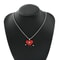 Bad Bunny Cosplay Necklace with Red Heart Pendant, Trendy Bad Rabbit Chain Jewelry Accessory, Cute Gift for Fans & Music
