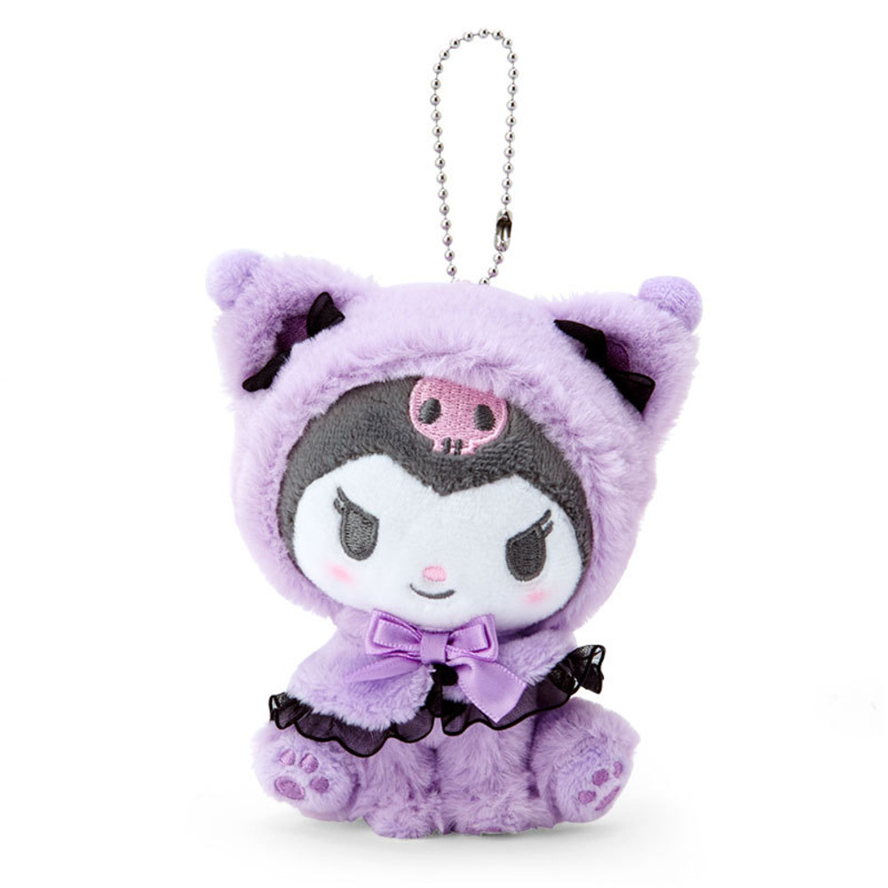 Kawaii Hello Kitty Kuromi Plush Keychain Sanrioed Cute Doll Pendant For Bags Kids Car Gifts Christ 11