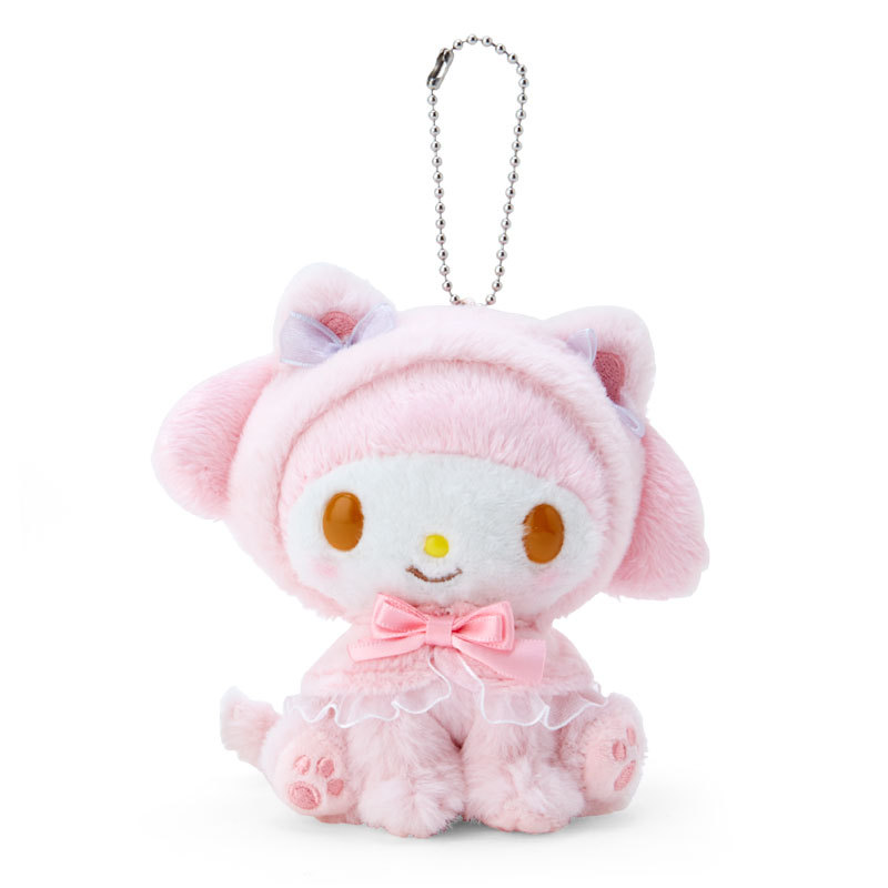 Kawaii Hello Kitty Kuromi Plush Keychain Sanrioed Cute Doll Pendant For Bags Kids Car Gifts Christ 12