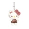 Kawaii Hello Kitty Kuromi Plush Keychain Sanrioed Cute Doll Pendant For Bags Kids Car Gifts Christ 16