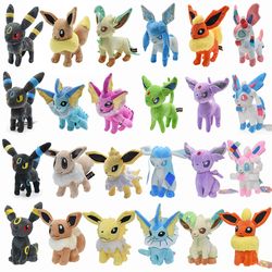 pokemon plush toy, mimikyu eevee umbreon flareon jolteon vaporeon glaceon sylveon espeon evolution stuffed peluche doll