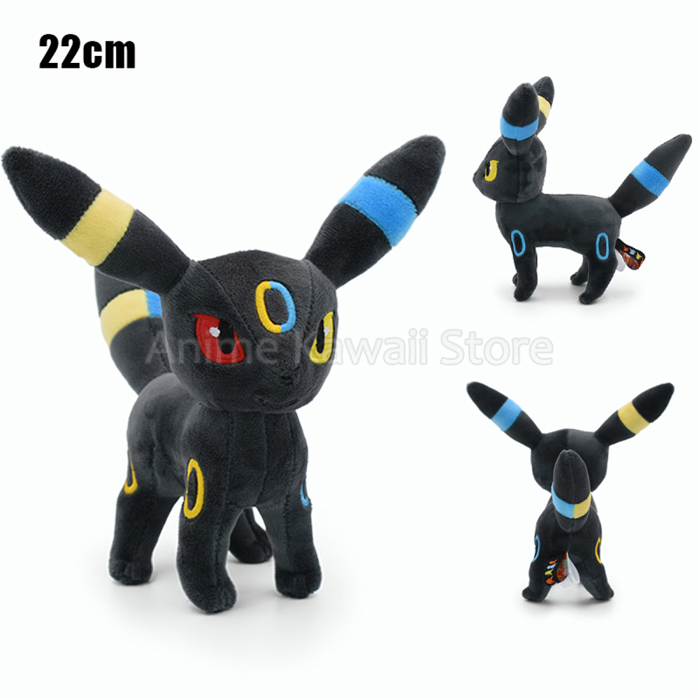 Pokemon Plush Toy, Mimikyu Eevee Umbreon Flareon Jolteon Vaporeon Glaceon Sylveon Espeon Evolution Stuffed Peluche Doll