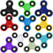 High Quality ABS Fidget Spinner EDC Toy for Autism ADHD, Anti-Stress Tri-Spinner for Adults & Kids, Focus Anxiety Relief
