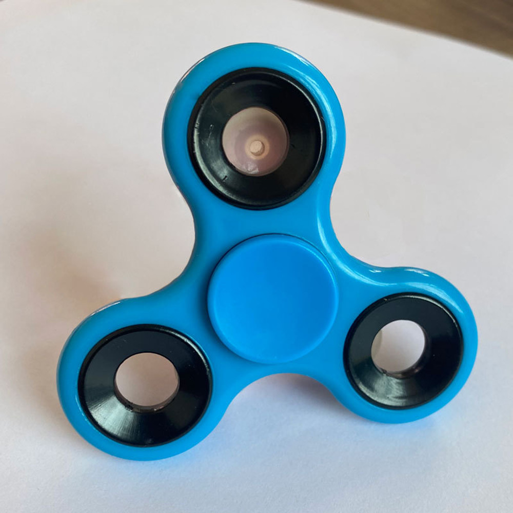 High Quality ABS Fidget Spinner EDC Toy for Autism ADHD, Anti-Stress Tri-Spinner for Adults & Kids, Focus Anxiety Relief