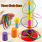 Kids Ferrule Ring Toss Circle Game, Stacked Throwing Toy for Indoor Outdoor Play, Early Education, Family Fun