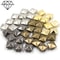 Metal Spikes Square Studs Rivets for Punk Rock Leather Craft, Clothes, Shoes & Bracelet DIY Projects, Four Claw Design