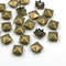 Metal Spikes Square Studs Rivets for Punk Rock Leather Craft, Clothes, Shoes & Bracelet DIY Projects, Four Claw Design