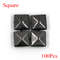 Metal Spikes Square Studs Rivets for Punk Rock Leather Craft, Clothes, Shoes & Bracelet DIY Projects, Four Claw Design