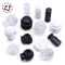 Plastic Cord Locks Stopper Buckles Toggles Ends, Shoelace Drawstring Clips for DIY Bag, Sportswear, Crafts, Black Frost