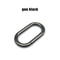 Openable Oval Spring Ring Buckle Clip for Leather Handbag Strap Keyring Pendant Key Chain Dog Collar Carabiner Connector