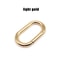 Openable Oval Spring Ring Buckle Clip for Leather Handbag Strap Keyring Pendant Key Chain Dog Collar Carabiner Connector