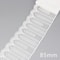 White Lace Ribbon Webbing 5 YardsRoll Polyester Fabric Trim For Gift Packing DIY Sewing Crafts Dec 8