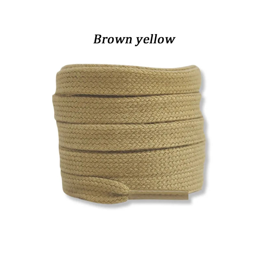 Flat Cotton Shoelaces For Sneakers Unisex NoElastic Canvas Shoe Laces For HighTop Shoes Durable Cas 7
