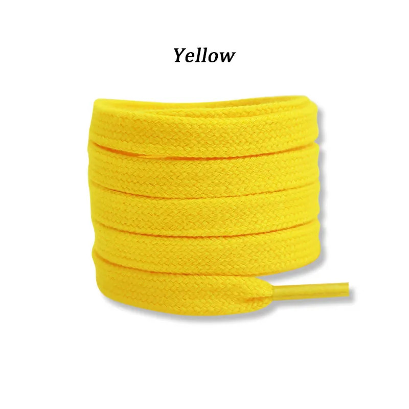 Flat Cotton Shoelaces For Sneakers Unisex NoElastic Canvas Shoe Laces For HighTop Shoes Durable Cas 13