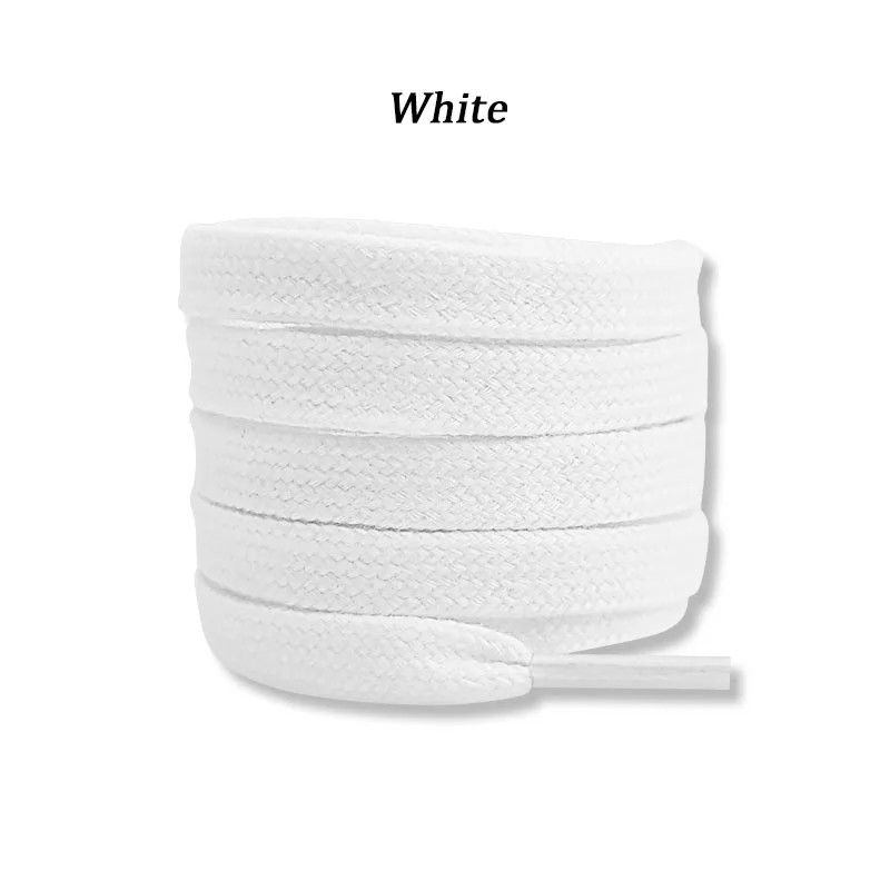 Flat Cotton Shoelaces For Sneakers Unisex NoElastic Canvas Shoe Laces For HighTop Shoes Durable Cas 15