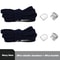 Flat Elastic Shoe Laces No Tie for Sneakers, Quick Shoelace Clips for Kids & Adults, Stretch Lock Laces for Running
