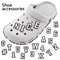 Alphabet Number Shoe Charms for Clogs, DIY Letter Shoe Decoration Pins for Sandals Shoes for Kids Women Men Accessories