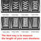 Wide Fancy Lace Shoelaces for Women Sneakers, Flat Decorative Shoe Laces for Casual Shoes, White & Black Footwear