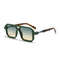 Retro Square Frame Sunglasses Unisex European American Double Beam Design Trendy Decorative Wear 4