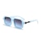 Retro Square Frame Sunglasses Unisex European American Double Beam Design Trendy Decorative Wear 8