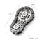 Sprockets Flywheel Fidget Spinner,Metal Bike Chains Design,EDC Spinner for Adults & Kids,Anti Stress Anxiety Relief toy