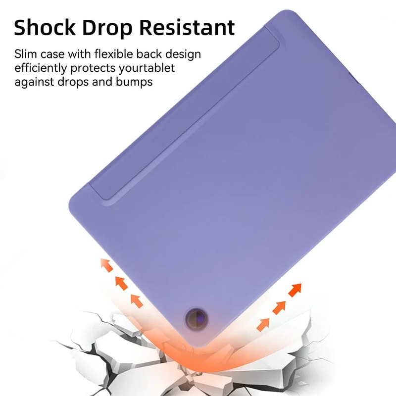 Slim PU Leather Case Fit Samsung Galaxy Tablet with Smart Auto Sleep Wake Function & Adjustable Stand Cover