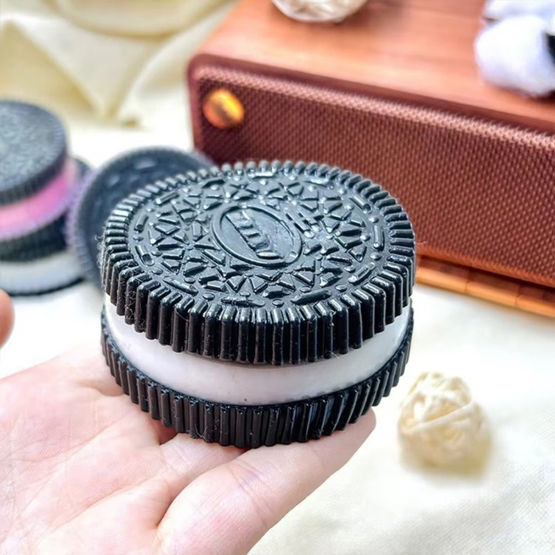 Soft Taba Squishy Handmade Cookies,Stress Relief & Sensory Fidget Toy for Kids & Adults, Anxiety Relaxation Squeeze Toy