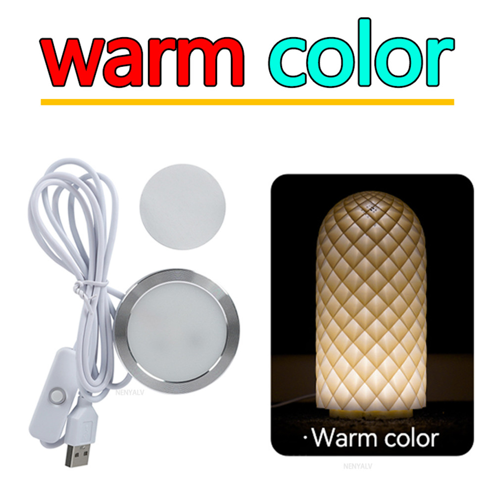 Adjustable LED Light Kit For Bambu Lab DIY Hardware Parts Without Shell WhiteColdWarm Lighting For  7