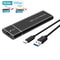 SSD Enclosure Adapter USB 3.2 Gen2 10Gbps M2 SSD Case USB-C External Enclosure Compatible with M, B, B&M Key Drives