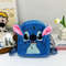 Disney Stitch Plush Backpack, Cartoon Backpack Fashion with Large Capacity, Fun Gift for Boys & Girls