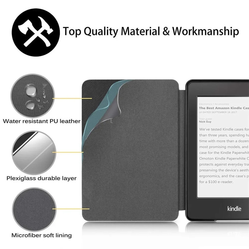 Kindle Case for Paperwhite Colorsoft Cover, Magnetic Pouch Shell for 10th 11th 12th Generation