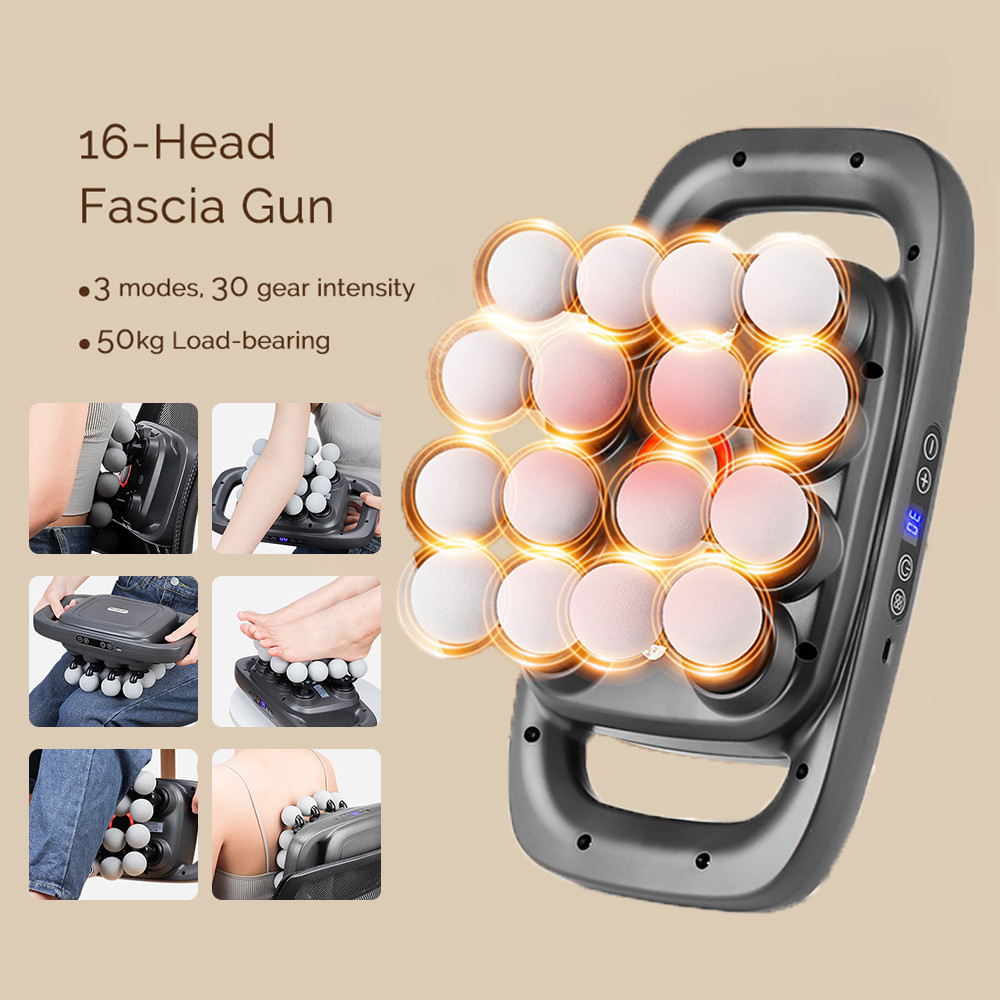 Fascia Gun High-Frequency Vibration Body Massage Gun for Back, Waist, Neck, Shoulder – Deep Muscle masajeador for Pain