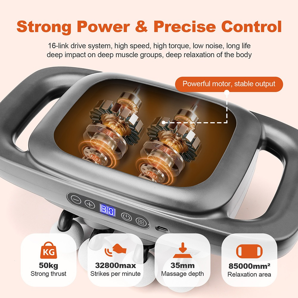 Fascia Gun High-Frequency Vibration Body Massage Gun for Back, Waist, Neck, Shoulder – Deep Muscle masajeador for Pain