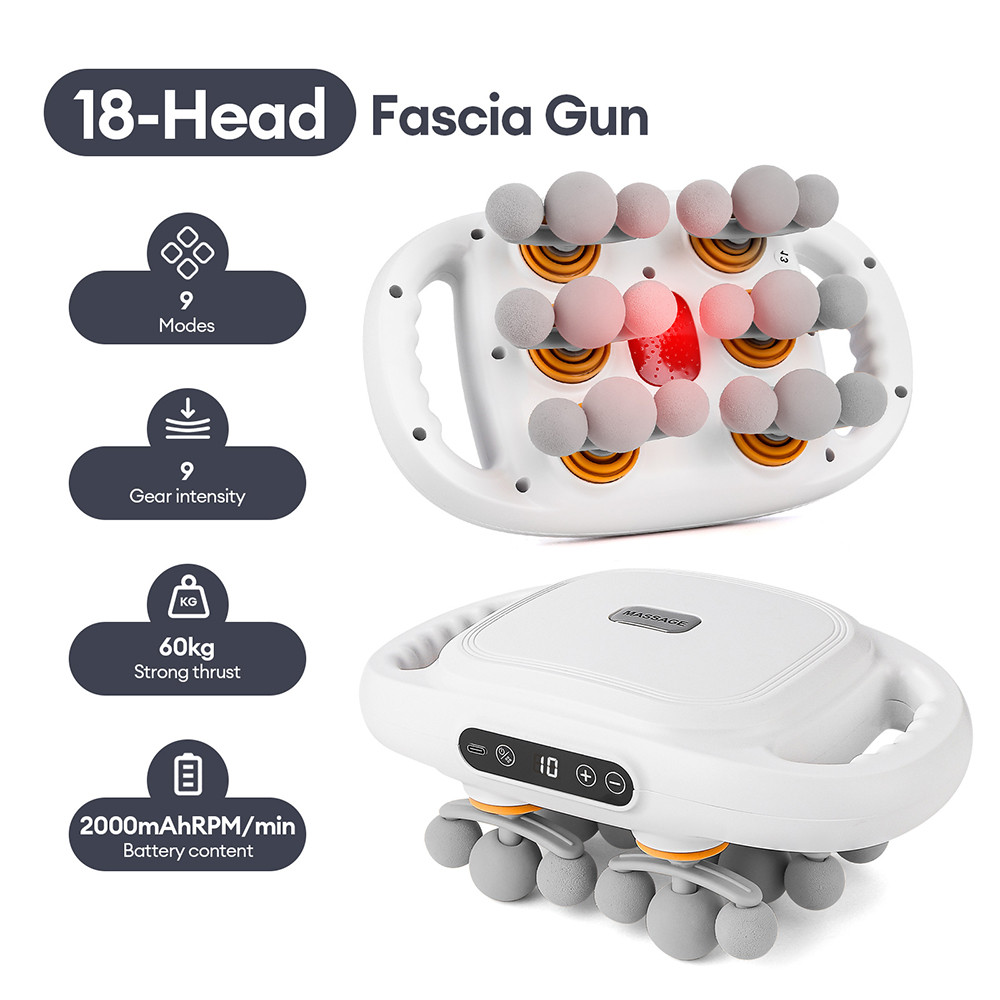 Fascia Gun High-Frequency Vibration Body Massage Gun for Back, Waist, Neck, Shoulder – Deep Muscle masajeador for Pain