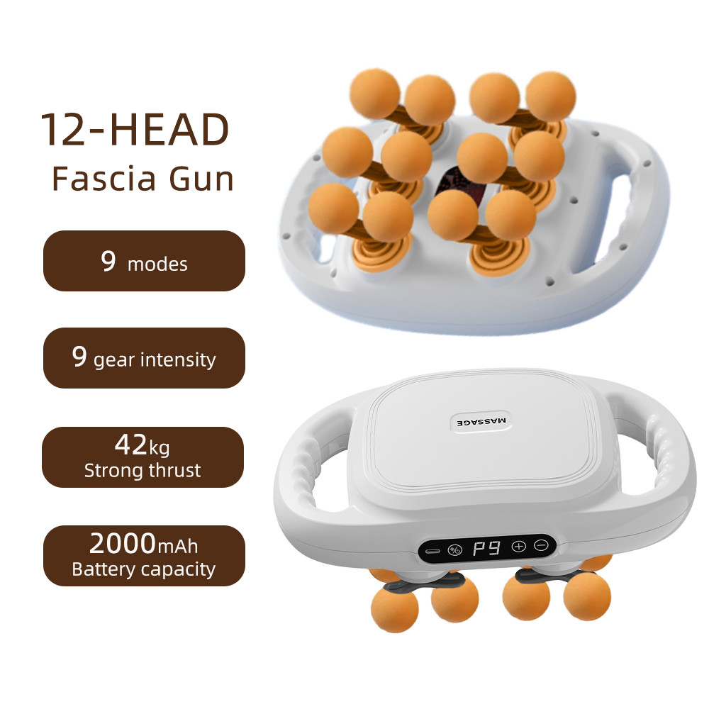 Fascia Gun High-Frequency Vibration Body Massage Gun for Back, Waist, Neck, Shoulder – Deep Muscle masajeador for Pain