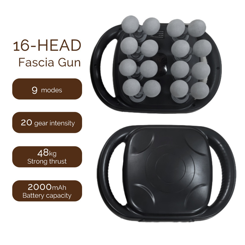 Fascia Gun High-Frequency Vibration Body Massage Gun for Back, Waist, Neck, Shoulder – Deep Muscle masajeador for Pain